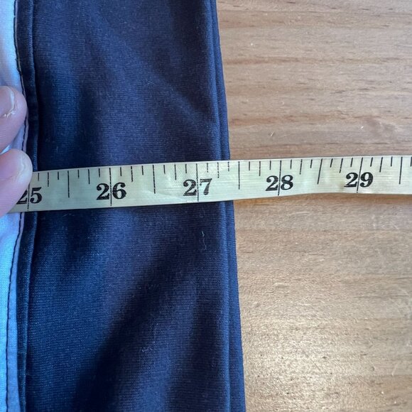 Pixie Lady Womens Plus 2X Crewneck Sweater Top Long Sleeve Navy White Striped - Picture 12 of 12